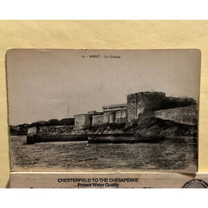 Rare Old Vintage Antique Early 1900s Photo Postcard Brest Castle France Unposted